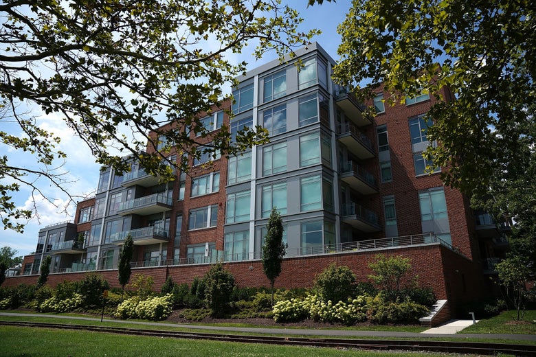Paul Manafort's apartment building in Alexandria, Virginia.